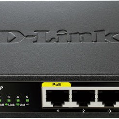 D-Link DES-1005P Unmanaged L2 PoE Switch με 5 Θύρες Ethernet
