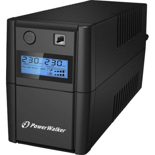 Powerwalker VI 850 SE LCD/IEC UPS Line-Interactive 850VA 480W με 4 IEC Πρίζες