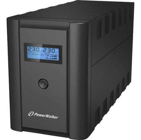 Powerwalker VI 1200 LCD/IEC UPS Line-Interactive 1200VA 600W με 6 IEC Πρίζες