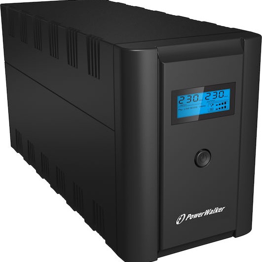 Powerwalker VI 1200 LCD/IEC UPS Line-Interactive 1200VA 600W με 6 IEC Πρίζες