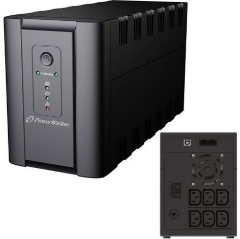 Powerwalker VI 2200 LCD/IEC UPS Line-Interactive 2200VA 1200W με 6 IEC Πρίζες