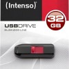Intenso Business Line 32GB USB 2.0 Stick Μαύρο