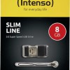 Intenso Slim Line 8GB USB 3.0 Stick Μαύρο