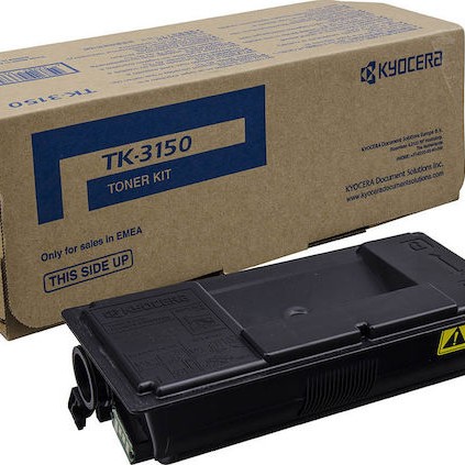 Kyocera TK-3150 Γνήσιο Toner Laser Εκτυπωτή Μαύρο 14500 Σελίδων (1T02NX0NL0)
