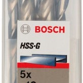 Bosch Διαμαντοτρύπανο HSS με Κυλινδρικό Στέλεχος για Μέταλλο 10x133mm