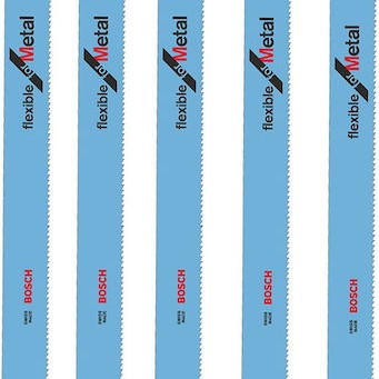 Bosch S1122BF Λάμες Σπαθόσεγας Flexible for Metal για Μέταλλο 5τμχ