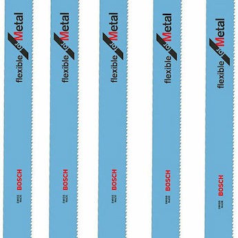 Bosch S1122BF Λάμες Σπαθόσεγας Flexible for Metal για Μέταλλο 5τμχ