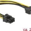 DeLock 15-Pin Sata - 6-Pin Sata Cable 0.21m Πολύχρωμο 82924