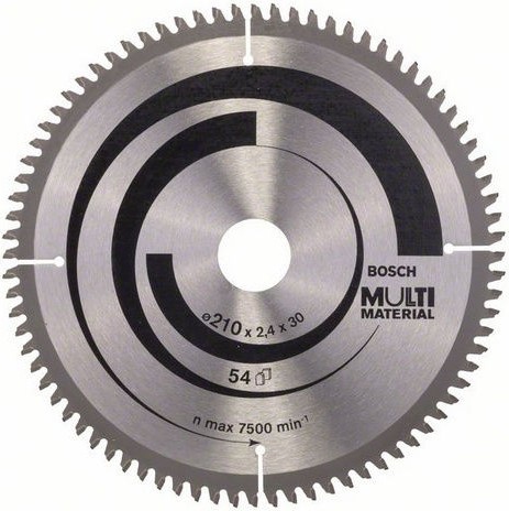 Bosch Δίσκος Κοπής Ξύλου με 96 Δόντια 254mm 2608640451