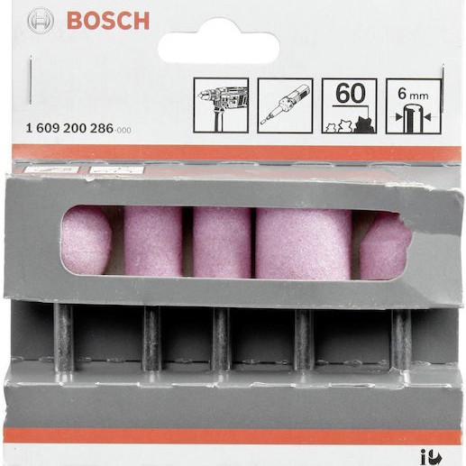 Bosch 1609200286 Πέτρες Λείανσης με Αξονάκι 20mm 5τμχ