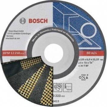 Bosch Δίσκος Λείανσης Μετάλλου 125mm