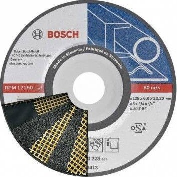 Bosch Δίσκος Λείανσης Μετάλλου 125mm