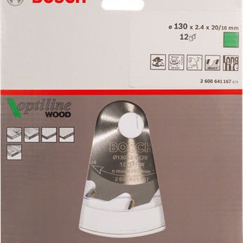 Bosch Optiline Wood Δίσκος Κοπής Ξύλου με 60 Δόντια 305mm 2608641768