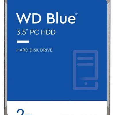 Western Digital Blue CMR 2TB HDD Σκληρός Δίσκος 3.5