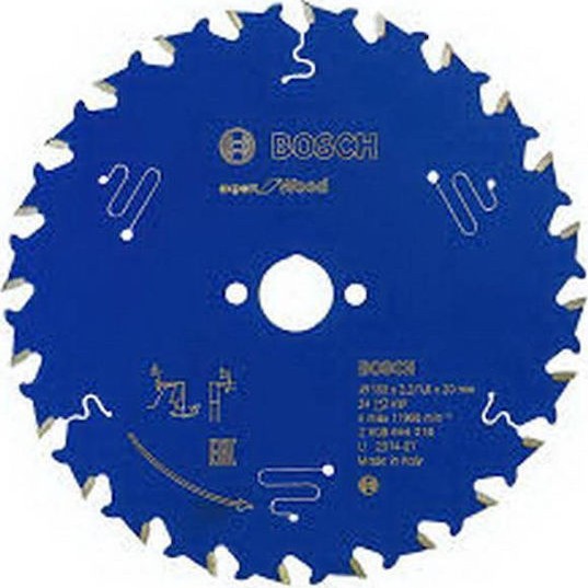 Bosch Δίσκος Κοπής Ξύλου με 48 Δόντια 160mm 2608644018