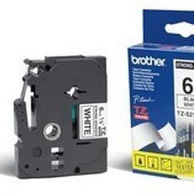 Brother Tze-s211 Ταινία Ετικετογράφου σε Μαύρο Χρώμα