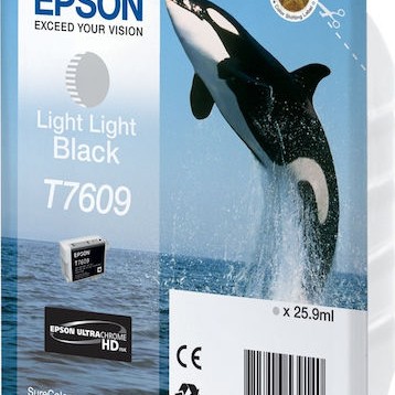 Epson T7609 Γνήσιο Μελάνι Εκτυπωτή InkJet Μπλε (C13T76094010)