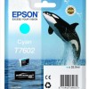Epson T7602 Γνήσιο Μελάνι Εκτυπωτή InkJet Κυανό (C13T76024010)