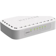 NetGear GS605 v5 Unmanaged L2 Switch με 5 Θύρες Gigabit (1Gbps) Ethernet