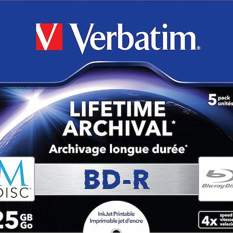 Verbatim Εγγράψιμα BD-R 4x 25GB 5τμχ