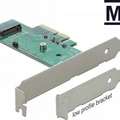 DeLock Κάρτα PCIe σε θύρες M.2