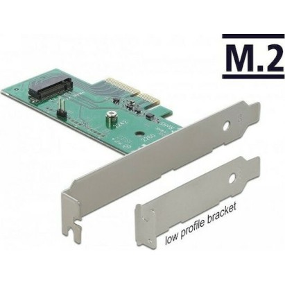 DeLock Κάρτα PCIe σε θύρες M.2