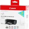Canon PGI-72 Γνήσιο Πακέτο 5 Μελανιών Εκτυπωτή InkJet Photo Κυανό / Photo Ματζέντα / Photo Μαύρο / Γκρι / Chroma Optimizer (6403B007)