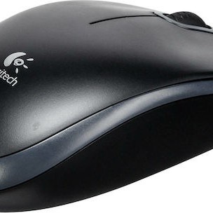 Logitech B100 Ενσύρματο Ποντίκι Μαύρο