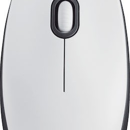Logitech B100 Ενσύρματο Ποντίκι Λευκό