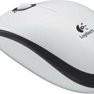 Logitech B100 Ενσύρματο Ποντίκι Λευκό