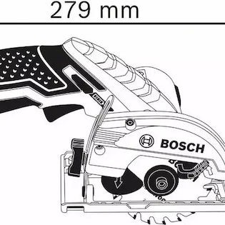 Bosch GKS 12V-26 Professional Δισκοπρίονο 12V Solo
