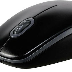 Logitech B110 Silent Ενσύρματο Ποντίκι Μαύρο