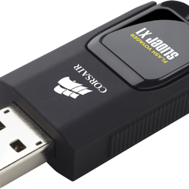 Corsair Voyager Slider X1 256GB USB 3.0 Stick Μαύρο