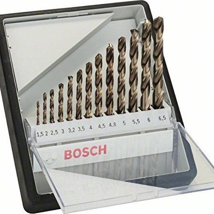 Bosch Robust Line Σετ 13 Τρυπάνια HSS με Κυλινδρικό Στέλεχος για Μέταλλο