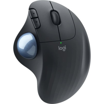 Logitech Ergo M575S Ασύρματο Bluetooth Ποντίκι με Trackball Graphite