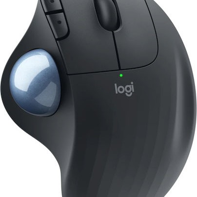 Logitech Ergo M575S Ασύρματο Bluetooth Ποντίκι με Trackball Graphite