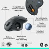 Logitech Ergo M575S Ασύρματο Bluetooth Ποντίκι με Trackball Graphite