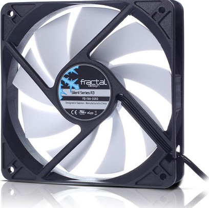 Fractal Design Silent Series R3 Case Fan 50mm με Σύνδεση 3-Pin Λευκό