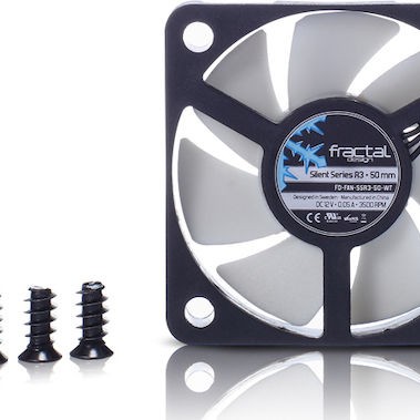 Fractal Design Silent Series R3 Case Fan 50mm με Σύνδεση 3-Pin Λευκό