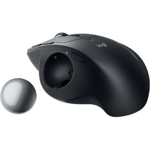 Logitech MX Ergo S Ασύρματο Εργονομικό Bluetooth Ποντίκι με Trackball Μαύρο