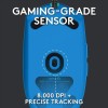 Logitech G203 Lightsync RGB Gaming Ποντίκι 8000 DPI Μπλε