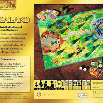 Επιτραπέζιο Παιχνίδι Sagaland για 2-6 Παίκτες 6+ Ετών (EN) Ravensburger