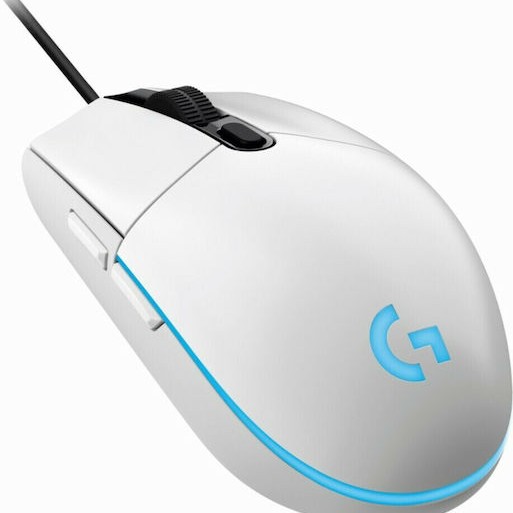 Logitech G203 Lightsync RGB Gaming Ποντίκι 8000 DPI Λευκό