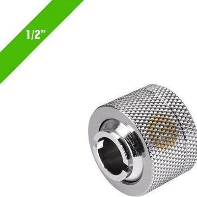 Thermaltake Pacific 1/2'' ID x 5/8'' OD Compression Fittings Ασημί