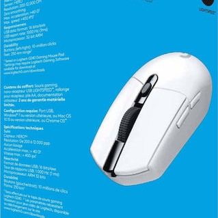 Logitech G305 Ασύρματο Gaming Ποντίκι 12000 DPI Λευκό