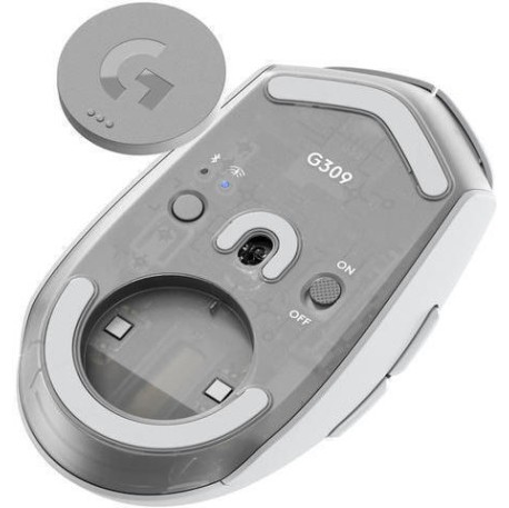 Logitech G309 Lightspeed Ασύρματο Gaming Ποντίκι Λευκό