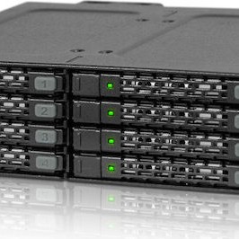 Icy Dock ToughArmor Rugged Full Metal 8-Bay 2.5 Inch SATA HDD/SSD (7mm) Backplane Cage for External 5.25 Inch Bay Μαύρο (MB998SP-B)