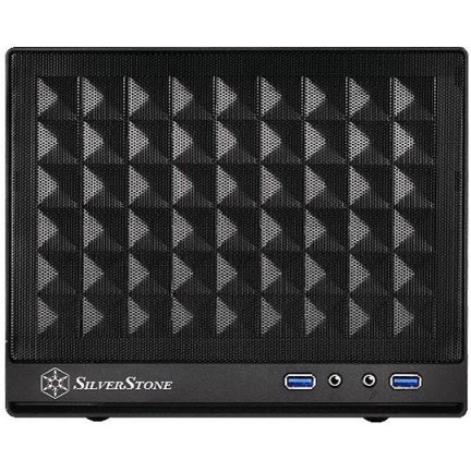 Silverstone Sugo SG13B Mini Tower Κουτί Υπολογιστή Μαύρο