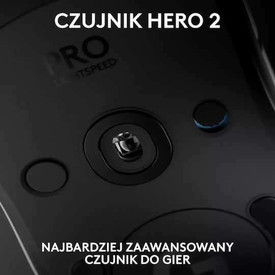 Logitech G Pro 2 Lightspeed Ασύρματο Gaming Ποντίκι 44000 DPI Λευκό