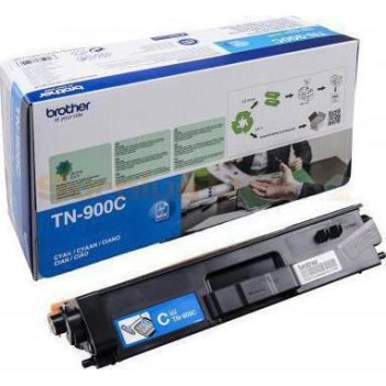 Brother TN-900C Γνήσιο Toner Laser Εκτυπωτή Κυανό High Yield 6000 Σελίδων (TN-900C)